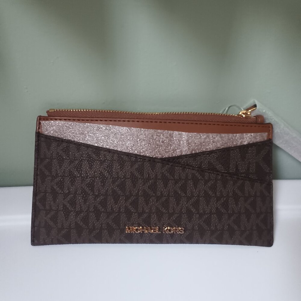 Medium Logo Crossover Wristlet